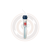 3M™ Drop-In Style Single Pre-Filter System CFS02T, 5557610, For 19 1/2 in Cartridges, Valved Head, Transparent Housing